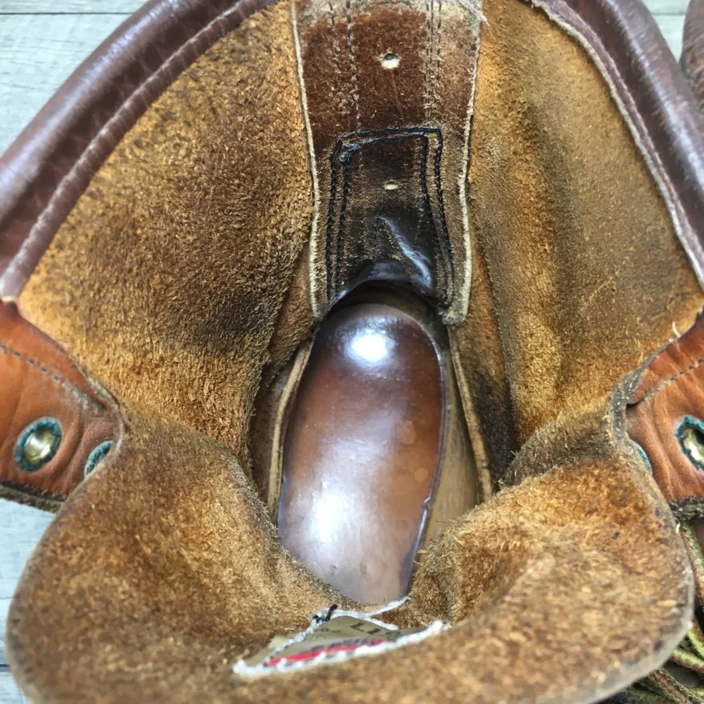 Classic Red Wing Heritage 877 8-Inch Moc Toe Leather Work Mens Boots Size 8 D